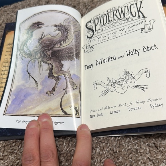 The Spiderwick Chronicles The Wrath of Mulgarath book 5 hardback with sleeve - Picture 3 of 4